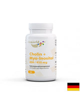 Cholin + myo-inositolo/cholin + myo-inositolo 450 mg, 60 capsule