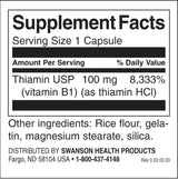 Vitamina B -1 100 mg - 250 capsule