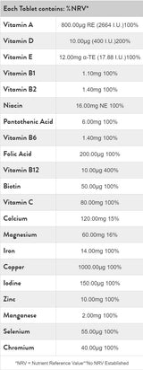 ABC a Z | Multivitaminici vegani - 60 compresse