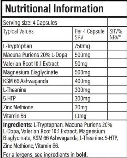 Dream Sleep | con Ashwagandha e Mucuna pruriens 120 capsule