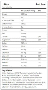 Gel di energia isotonico sprint di resistenza + caffeina - 20 x 60 grammi