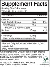 Clorofilla Detox Gummies | Blueberry - 60 tablet masticabili