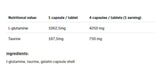 Glutammina 1250 xtracaps - 360 capsule