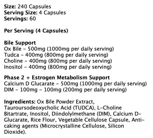 Stack epatico | con TUDCA e Dim 240 Capsules