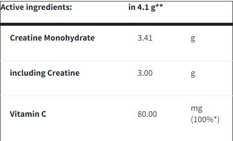 Creatina mono+ | con vitamina C - 300 grammi