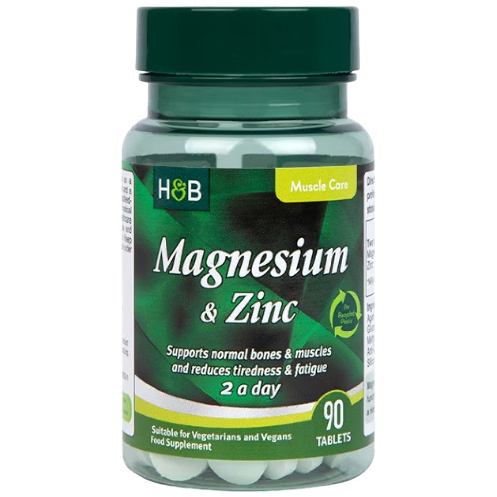 Magnesio e zinco | 2 al giorno-90 compresse