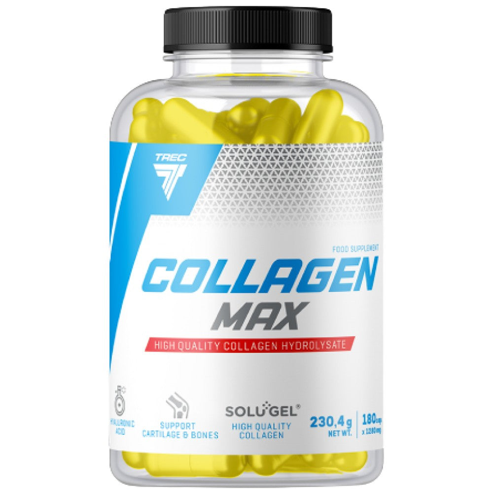 Collagene max | Solugel® con acido ialuronico e vitamina C - 180 capsule
