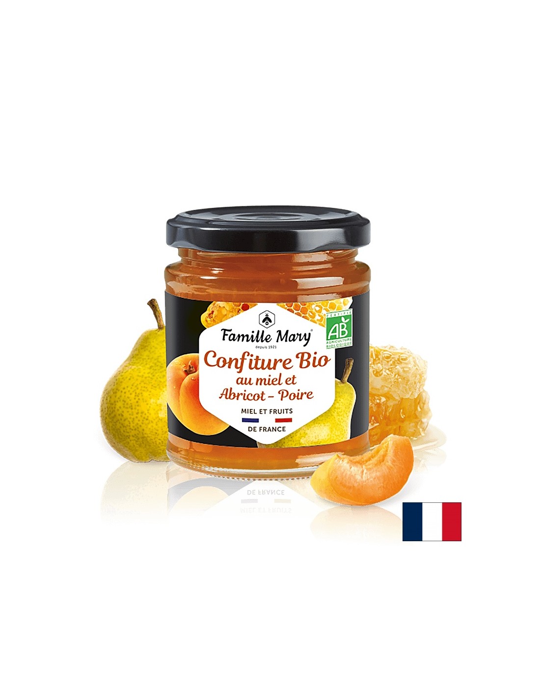 Apricopia biologica e marmellata di pera con miele, 220 g