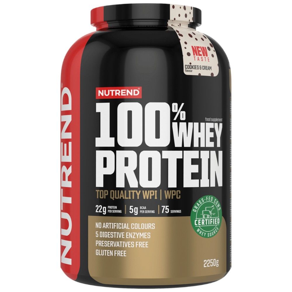 Proteina del siero di latte 100% - 2250 grammi