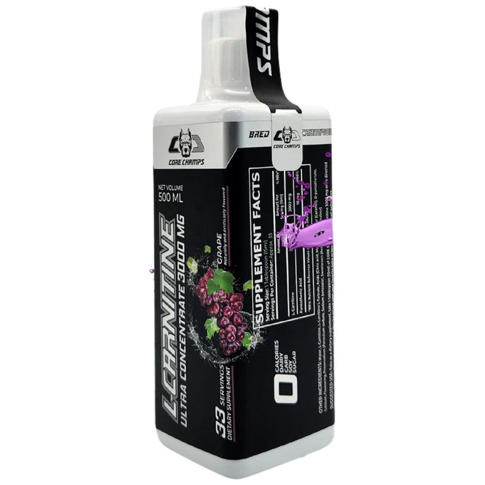 Liquido L -carnitina 3000 mg - 500 ml