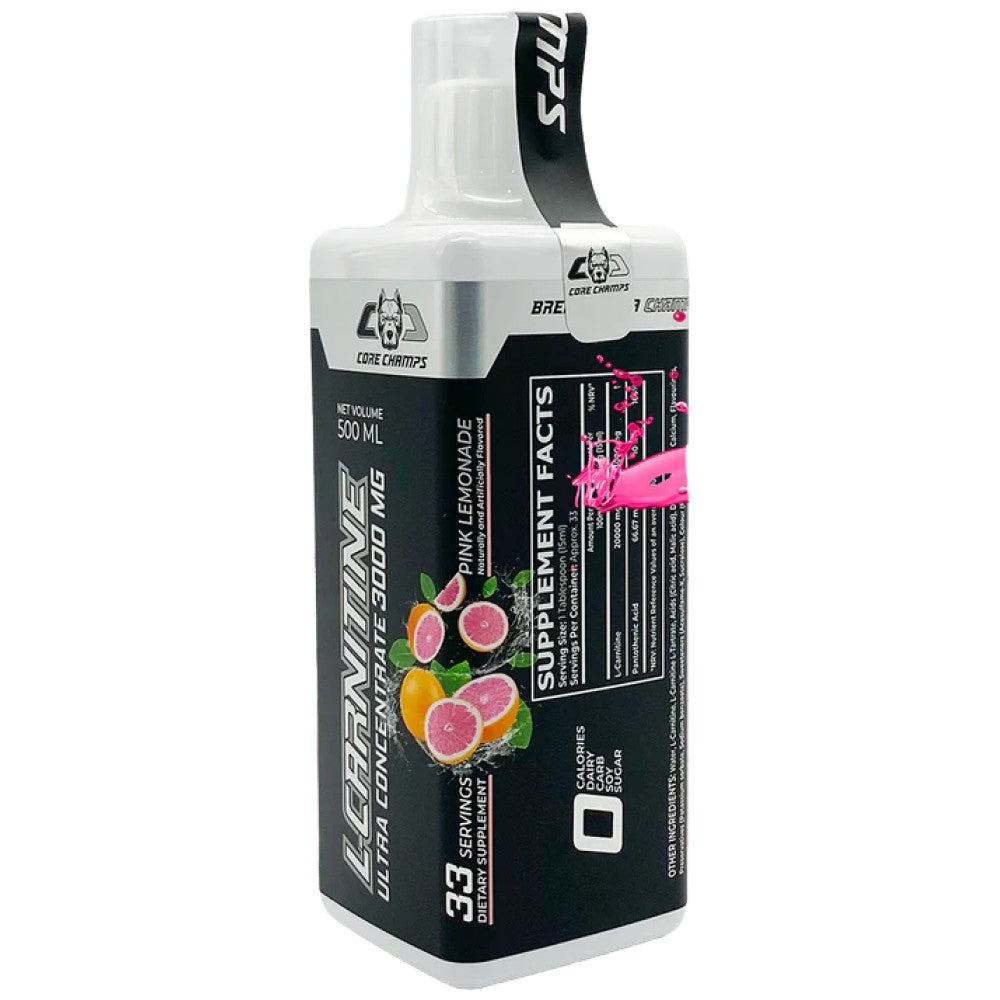 Liquido L -carnitina 3000 mg - 500 ml