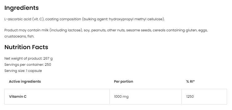 Vitamina C 1000 mg - 90 compresse