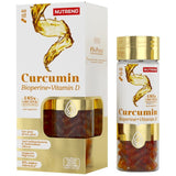 Curcumina + bioperina + vitamina D - 60 capsule