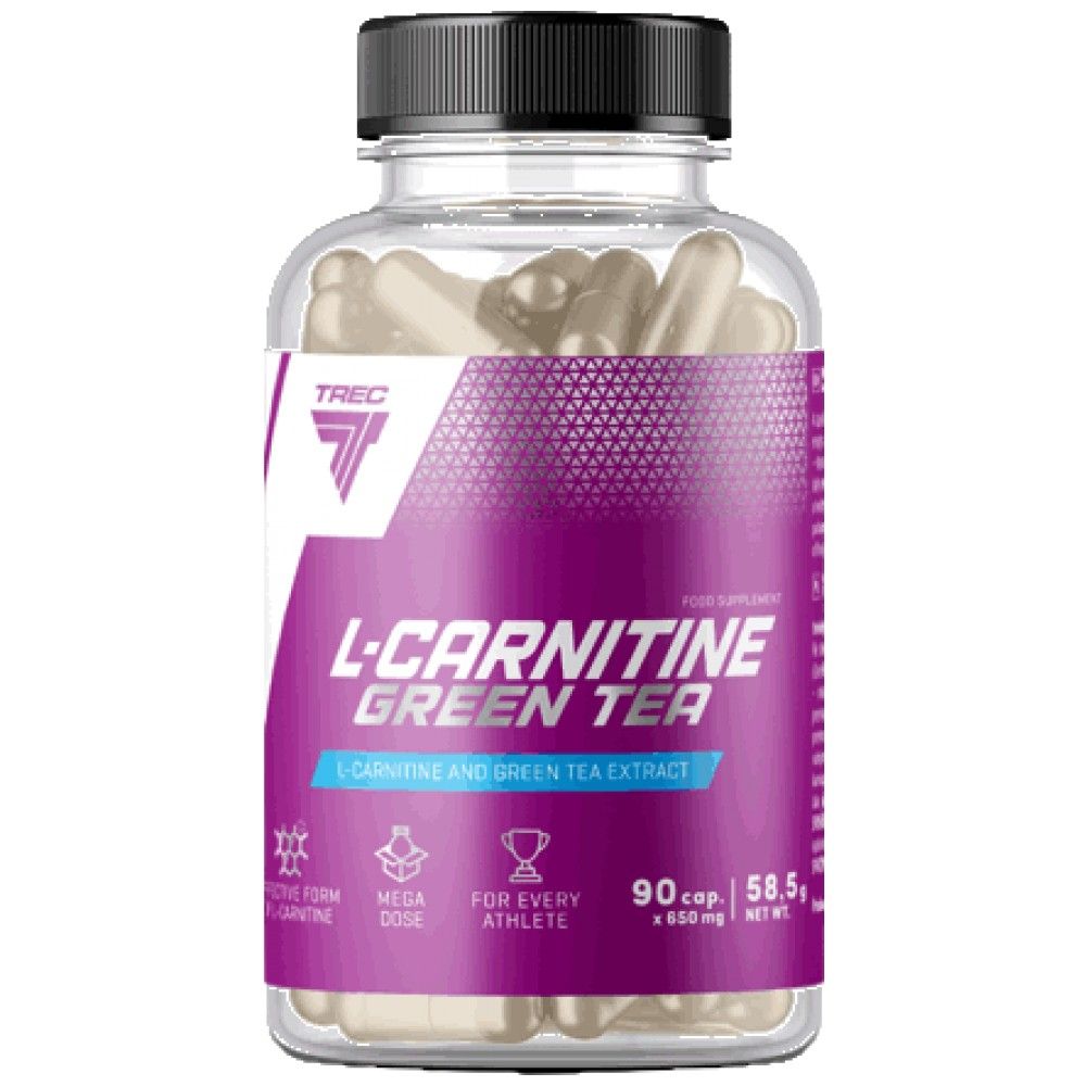 L -carnitina + tappi da tè verde - 90 capsule