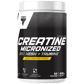 Creatine Micronized 200 Mesh + Taurine | High Quality Creatine Monohydrate Powder - 400 grams - Nutra Best Europe