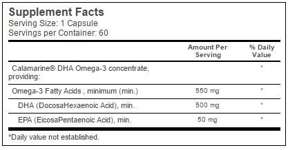 Best DHA 500 mg/da Calamari - 60 capsule in gel