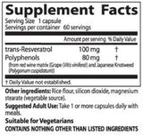 Trans-Resveratrol 100 mg | Con Resvinol -25 - 60 capsule