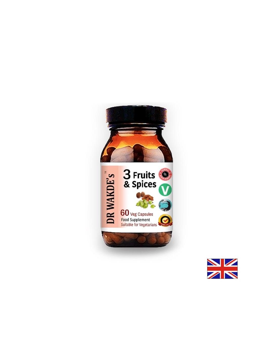 3 frutti e spezie/3 frutti e spezie Ayurveda, 60 capsule Dr Wakde's