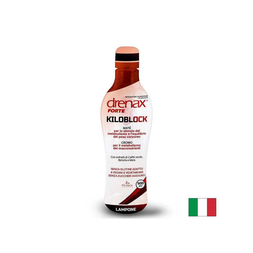 Formula di perdita di peso e brucia grassi - Drenax - Forte Drenax® con mate Yerba, caffè verde e cromo, 500 ml, 20 dosi