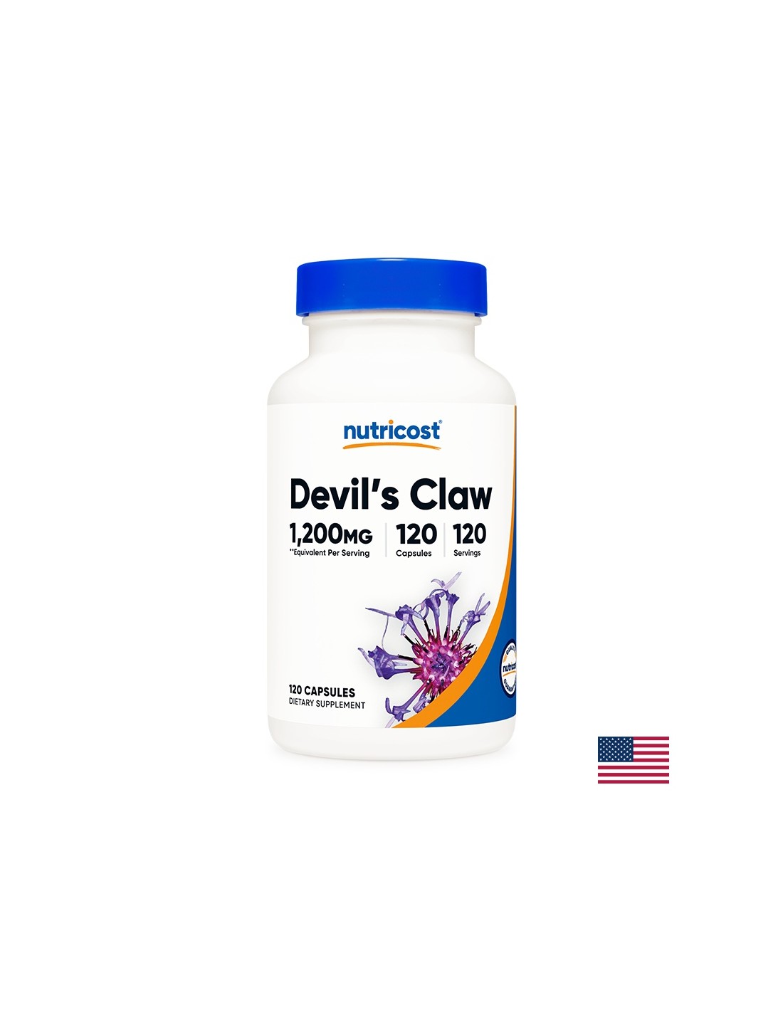 Articolazioni e immunità - Artiglio del diavolo, 300 mg, 120 capsule <tc>Nutricost</tc>