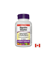 Enzimi digestivi x 90 compresse <tc>Webber Naturals</tc>