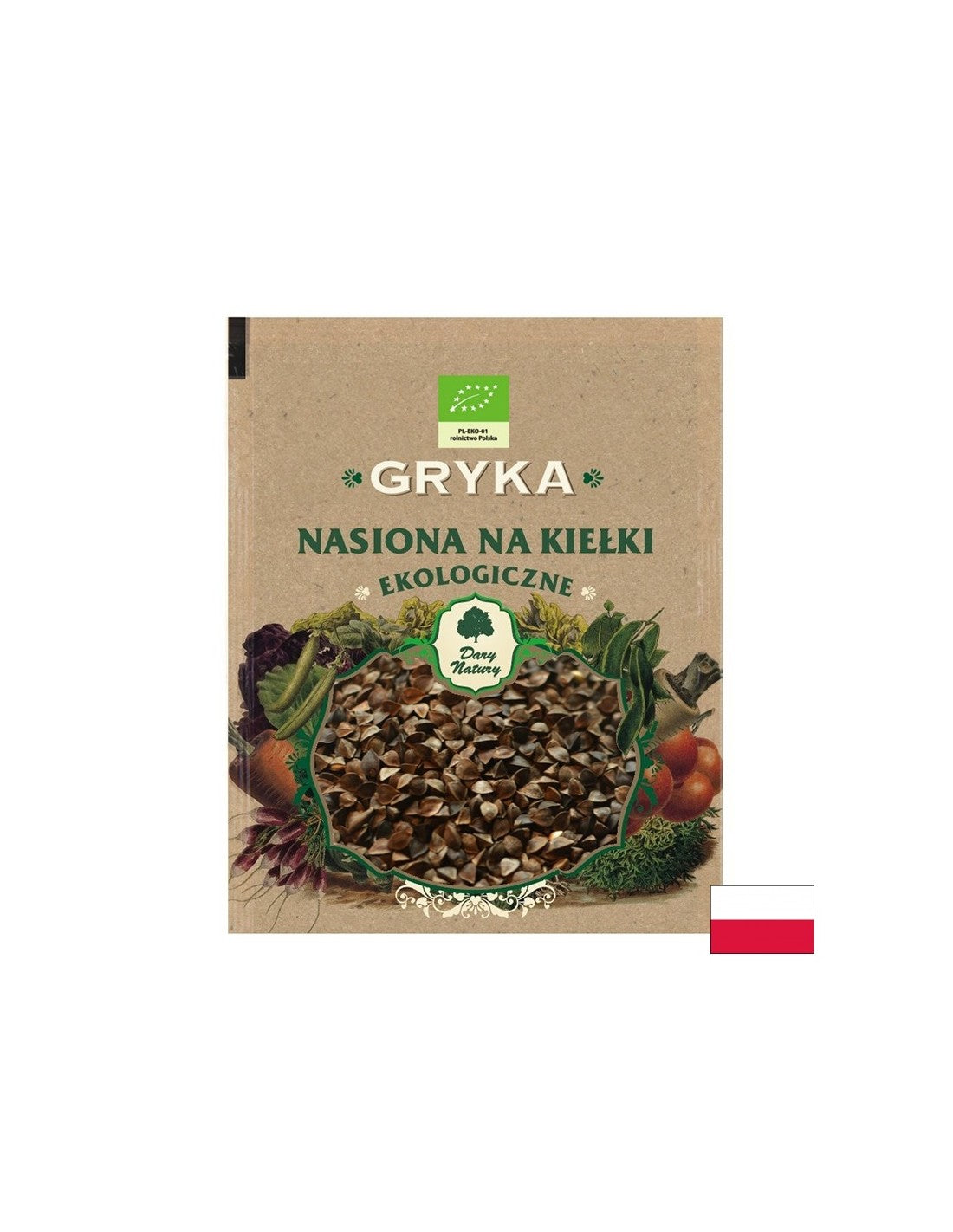Grano saraceno (semi per germogli) biologico, 50 g <tc>Dary Natury</tc>