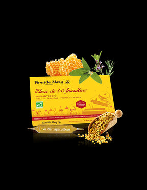 Elixir de l'Apiculteur® - Bee Elixir (with honey, royal jelly, bee pollen, propolis and 54 organic plants) Famille Mary - Nutra Best Europe