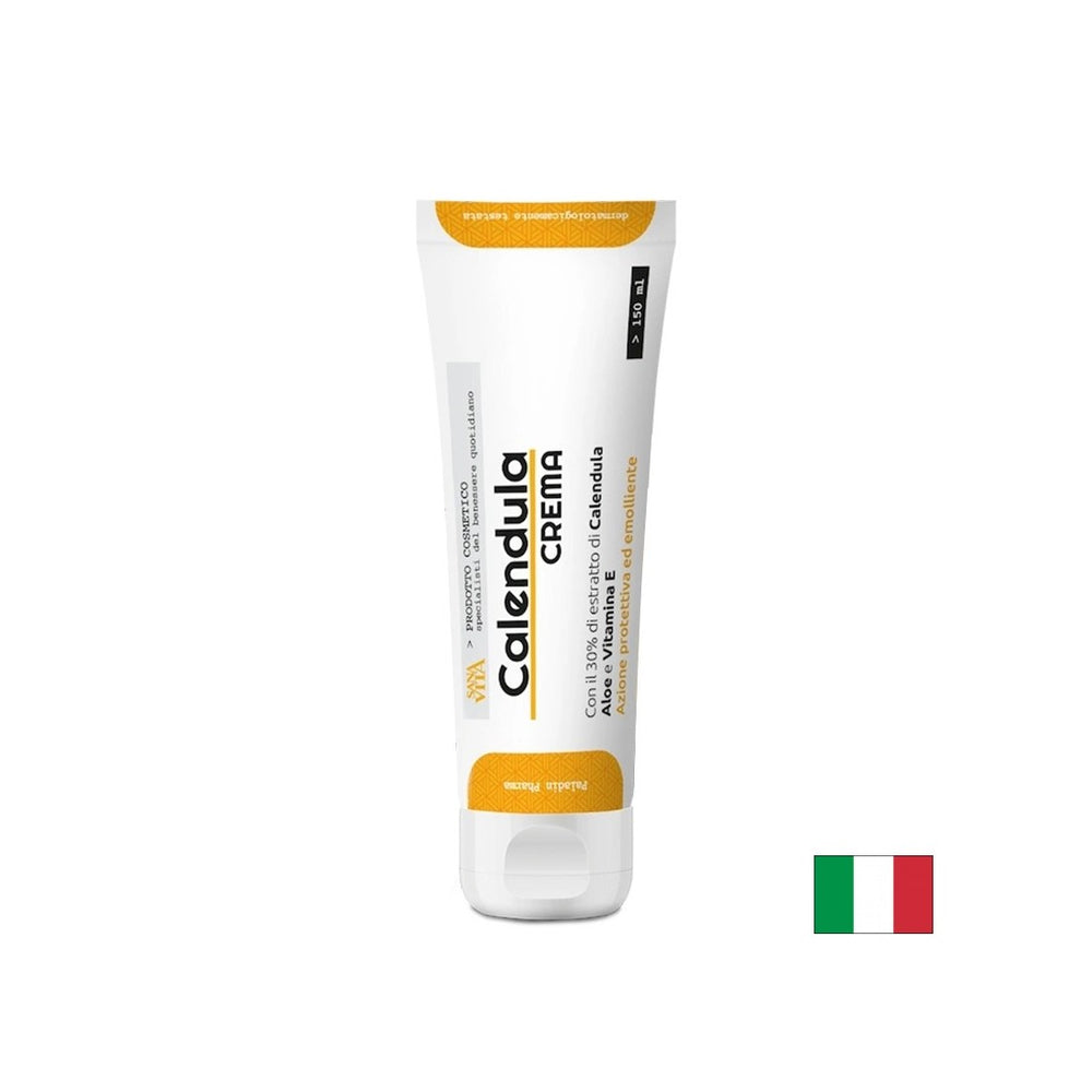 Crema per il corpo emolliente con camomilla, aloe vera e vitamina E, 150 ml