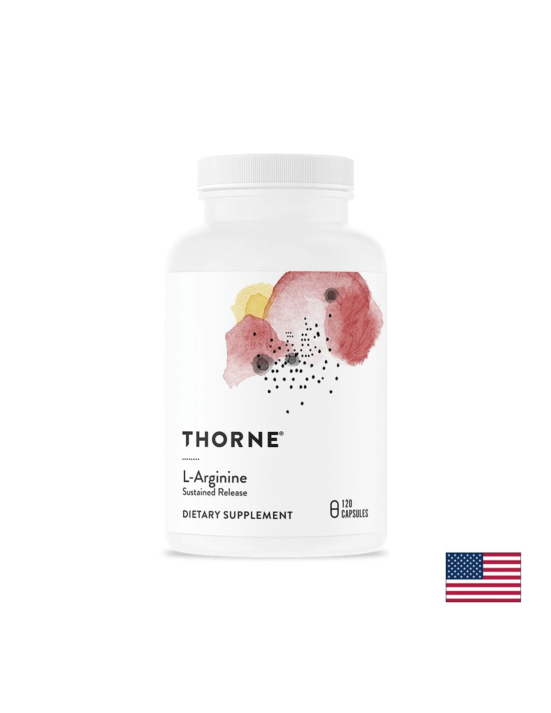 Energia e massa muscolare - L-Arginina, 2 g x 120 <tc>Thorne</tc> Capsule a rilascio ritardato