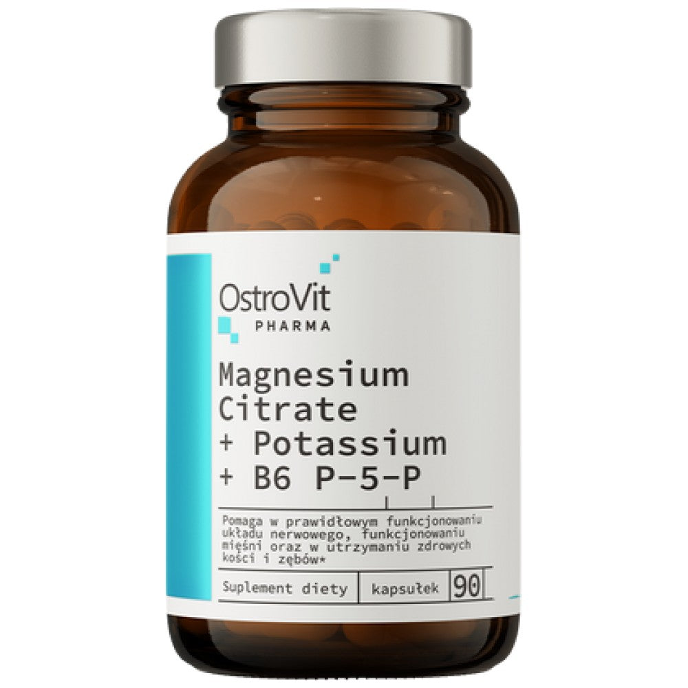 Magnesio citrato + potassio + b6 p-5-p 90 capsule