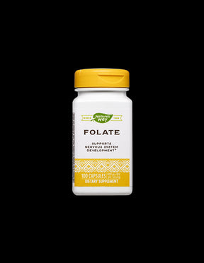 Folate - Folate 800 µg / Folic acid 480 µg, 100 capsules Nature's Way - Nutra Best Europe