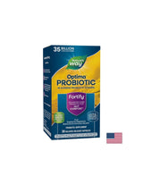 Fortify ™ Optima® Daily Probiotic + Prebiotic - Fortify Optima Probiotic, 35 miliardi di probiotici attivi, 30 capsule Nature's Way