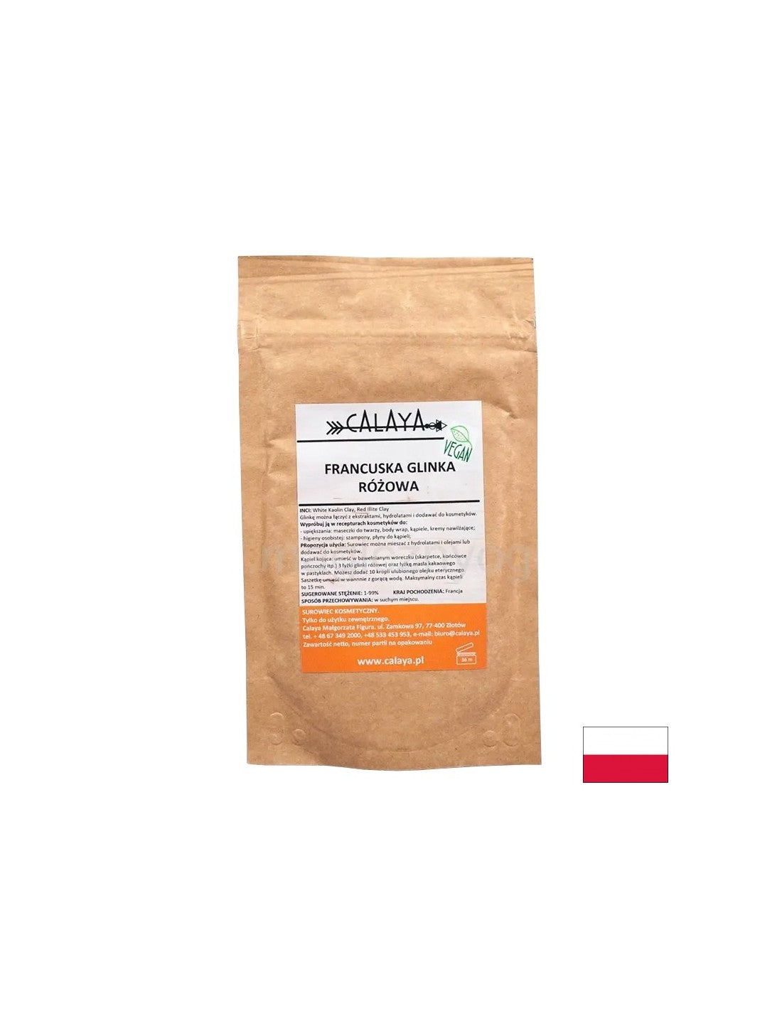Argilla rosa francese, 100 g