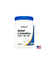 Bruciatura dei grassi e resistenza muscolare - acetil L -carnitina, 1000 mg x 500 g, polvere