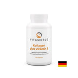 Capelli, pelle e cure articolari - collagene (bovino) 500 mg + vitamina E, 100 capsule