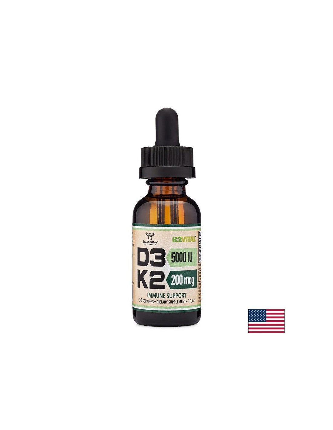 Care ossea - Vitamina D3 5000 IU + K2 200 µg, gocce, 29,6 ml