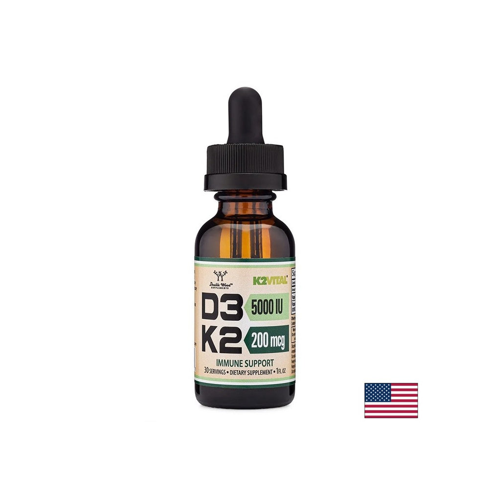 Care ossea - Vitamina D3 5000 IU + K2 200 µg, gocce, 29,6 ml