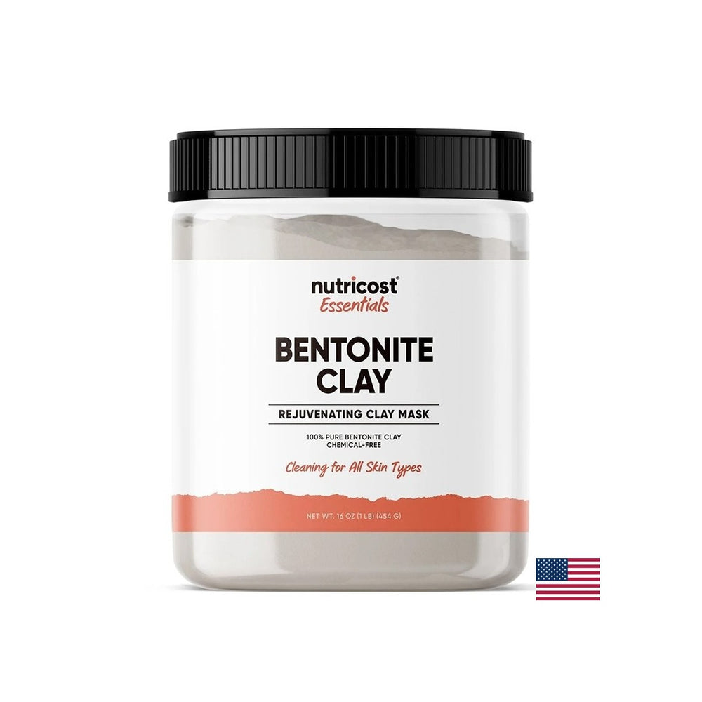 Cura della pelle - argilla (bentonite), maschera per il viso, 454 g in polvere