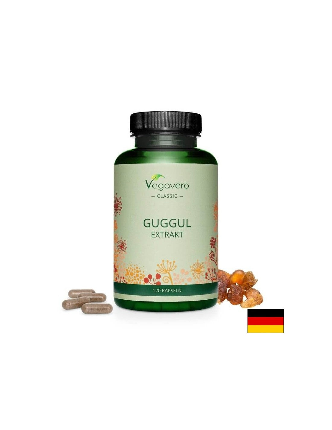 Estratto di Guggul, 120 capsule, 100% vegano <tc>Vegavero</tc>