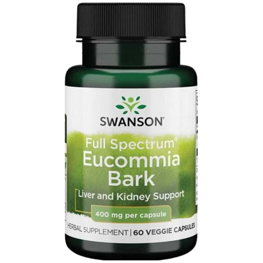 Spettro completo EuCommia Bark 400 mg 60 Capsule