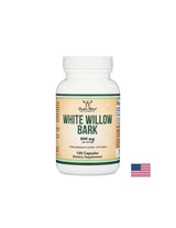 White Willow (corteccia) - Per infiammazione e dolore, 400 mg, 120 capsule per 4 mesi di assunzione