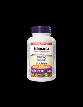 Immunity - Echinacea (triple standardized extract) 2100 mg, 90 softgel capsules - Nutra Best Europe