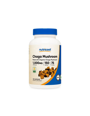 Immunity and energy - Chaga extract 500 mg, 150 capsules - Nutra Best Europe