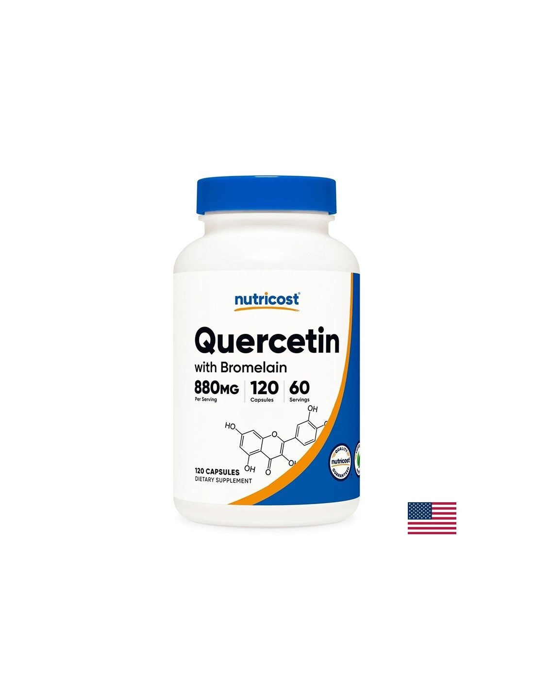 Immunità e tratto gastrointestinale - quercetina + bromelain, 120 capsule