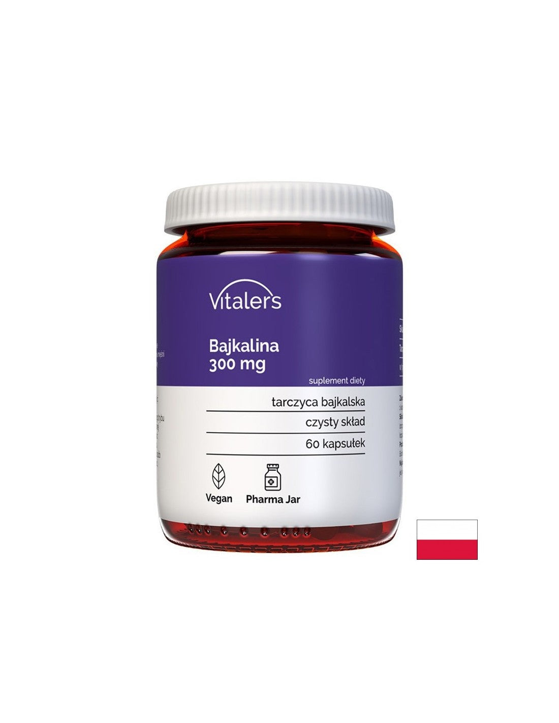 Immunità e un cuore sano - Baikal Skullcap, 300 mg x 60 capsule