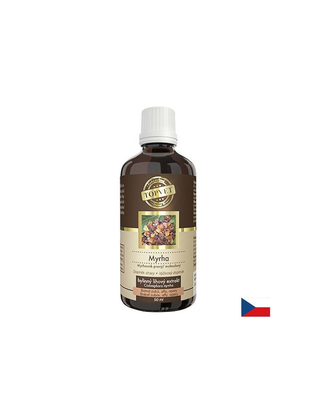 Immunità e cuore sano - mirra (resina) + vitamina C, 50 ml di tintura