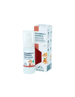 Immunity - Vitamin C + Acerola, blackcurrant flavored spray 30 ml/ 200 sprays Nordaid - Nutra Best Europe