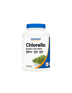 Immune and antioxidant protection - Chlorella, 500 mg x 240 capsules - Nutra Best Europe