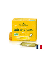 Immunità ed energia - gelatina reale 4000 mg + miele di fiori di api, 14 bere ampoule x 15 ml bio