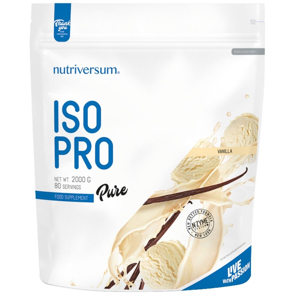 Iso Pro Pure Whey | Isolato con sistema n -zyme - 2000 grammi